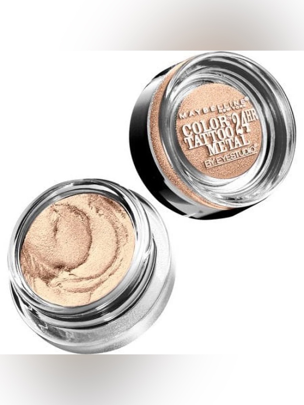 New MAYBELLINE 24hr Color Tattoo Metal Cream Eyeshadow - 70 Barely Branded